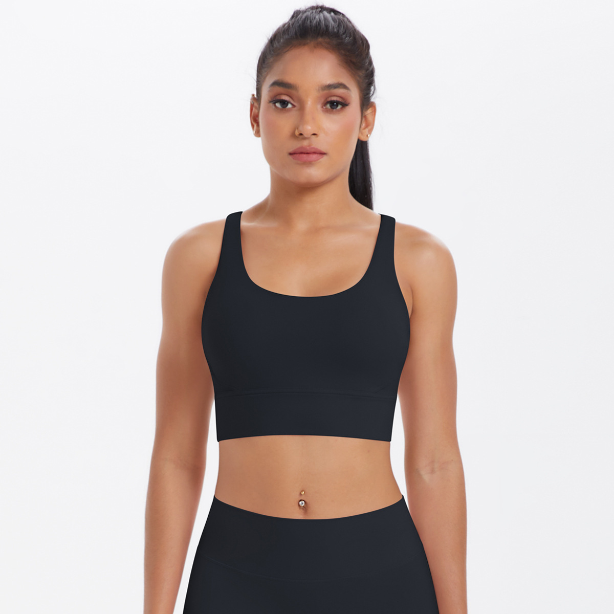 Naked-feeling Quick-dry Cross-strapped Yoga Vest 7113
