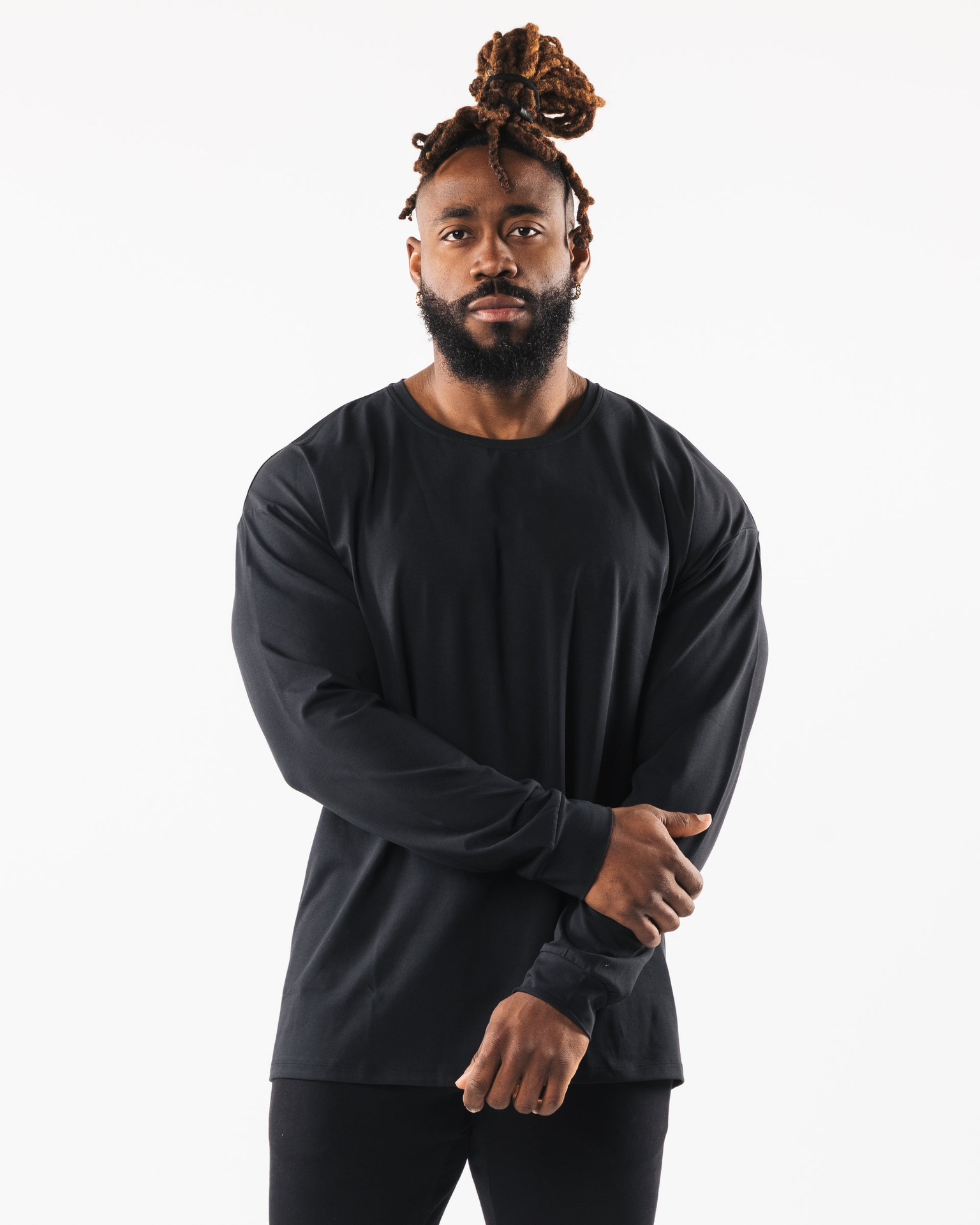 Men's Loose Fit Long Sleeve T-Shirt 23-CX817