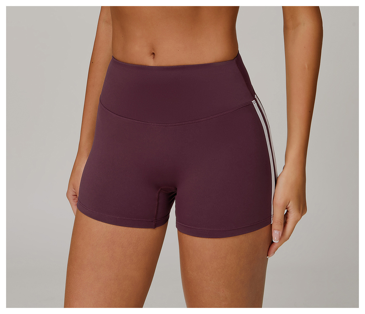 Naked feeling High waisted Tightening and Butt - lifting Yoga Shorts 3020