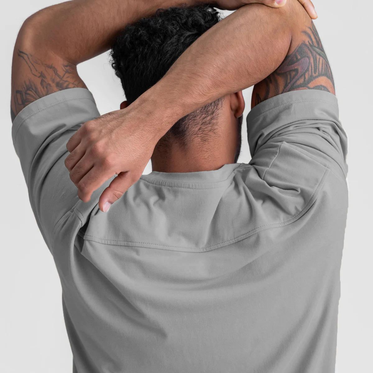 Men's Crew Neck T - Shirts with Side Slits TX222