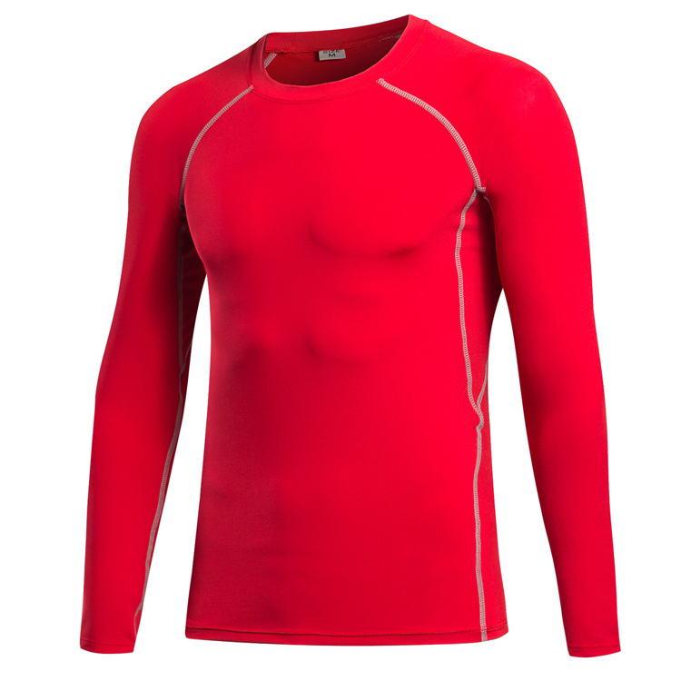 Men's Tight & Stretchable Long - Sleeved Fitness Shirts 1039