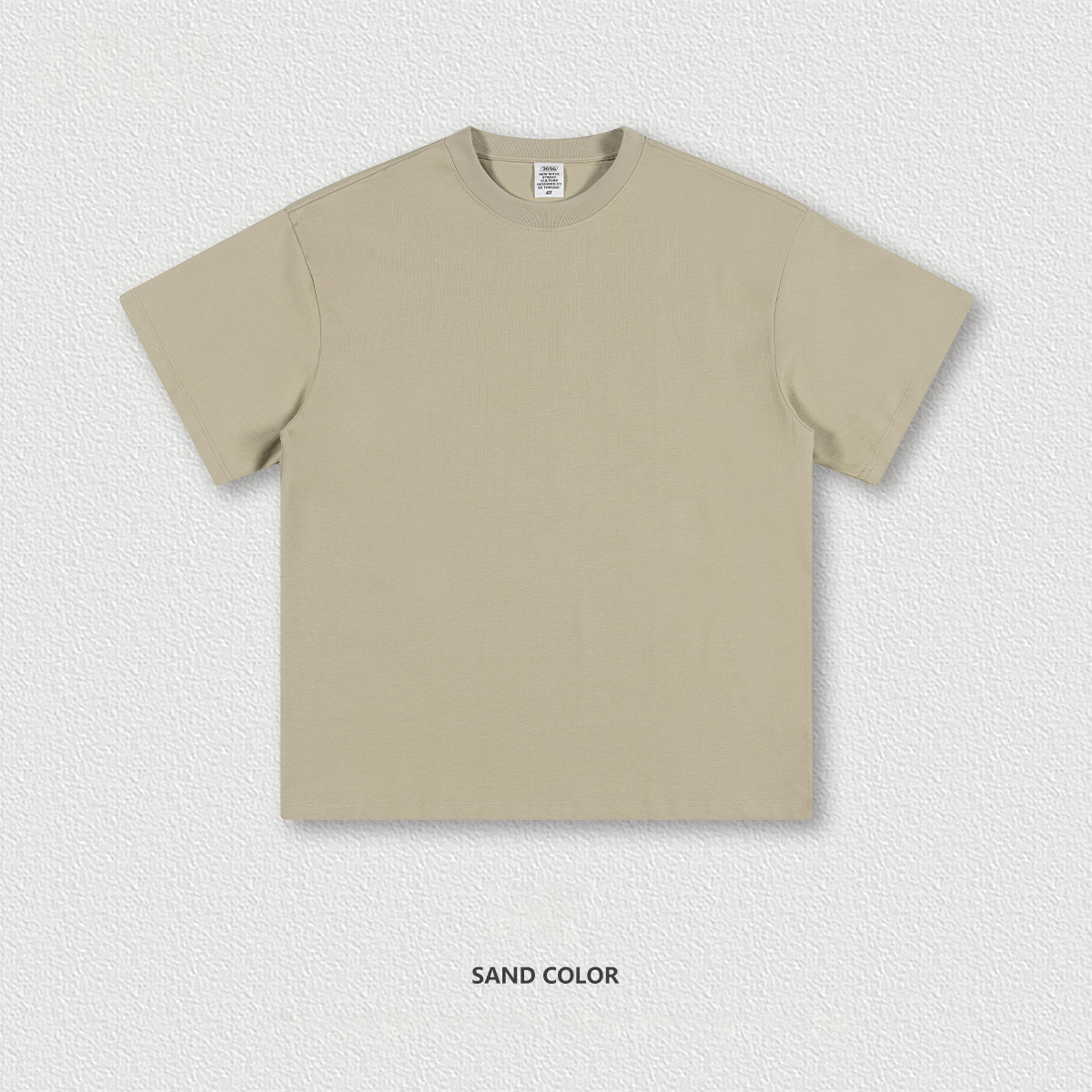  Solid Color Short-Sleeve Loose Fit T-Shirt BES1708