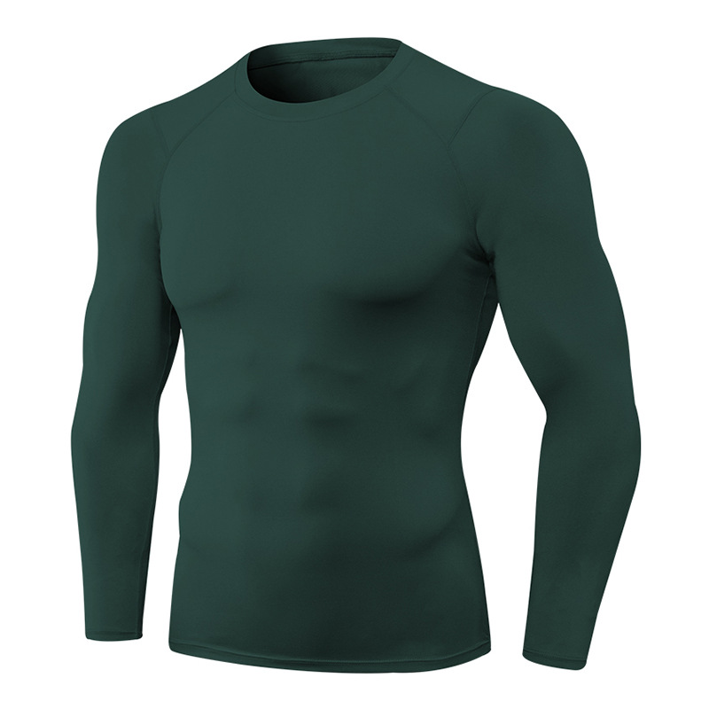 Men's High Elasticity Quick-Dry Sports Long-Sleeved Shirt 11515