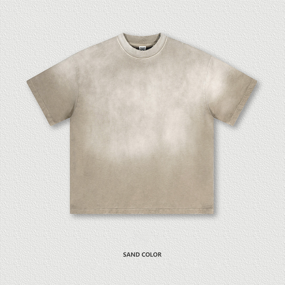  Washed Distressed T-Shirt Street Style BES2015