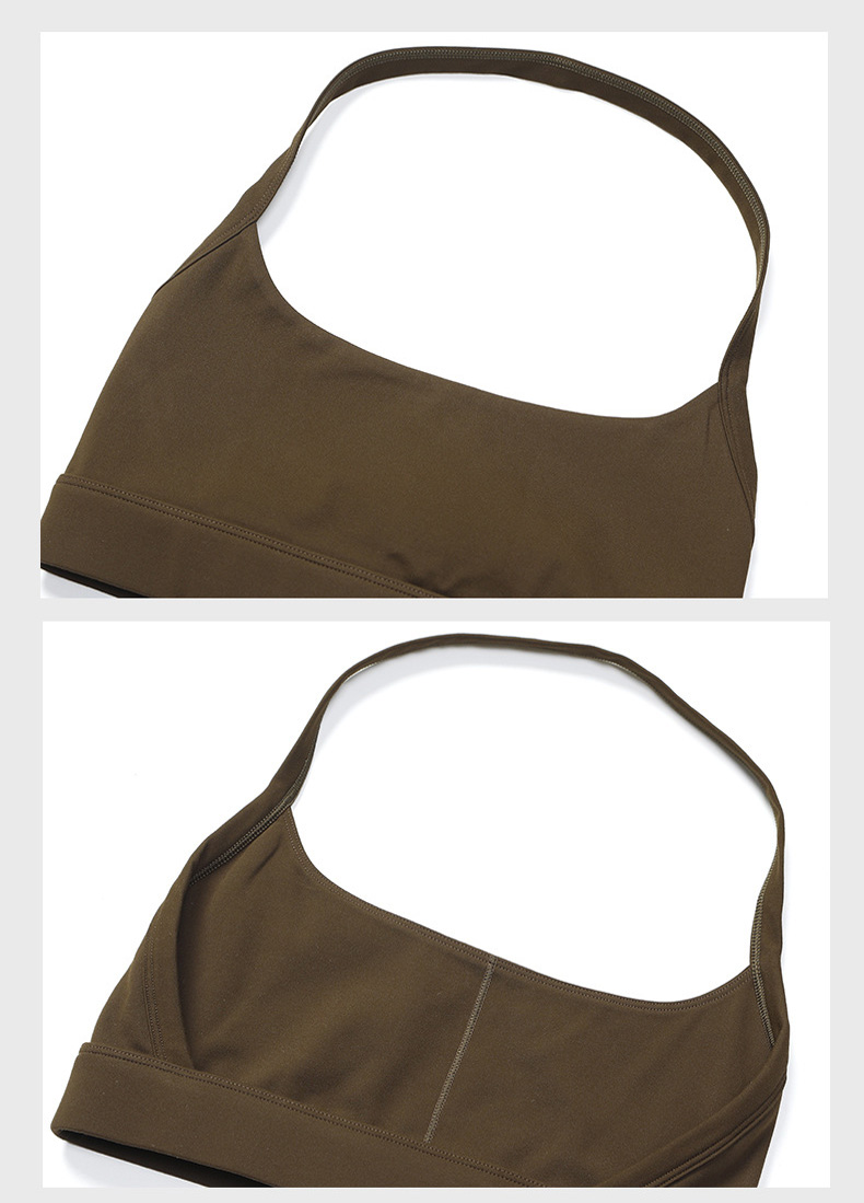 Beautiful Back Halter-neck Strapless Sports Underwear Training Fitness  Bra With Pads SKL-LQ8020