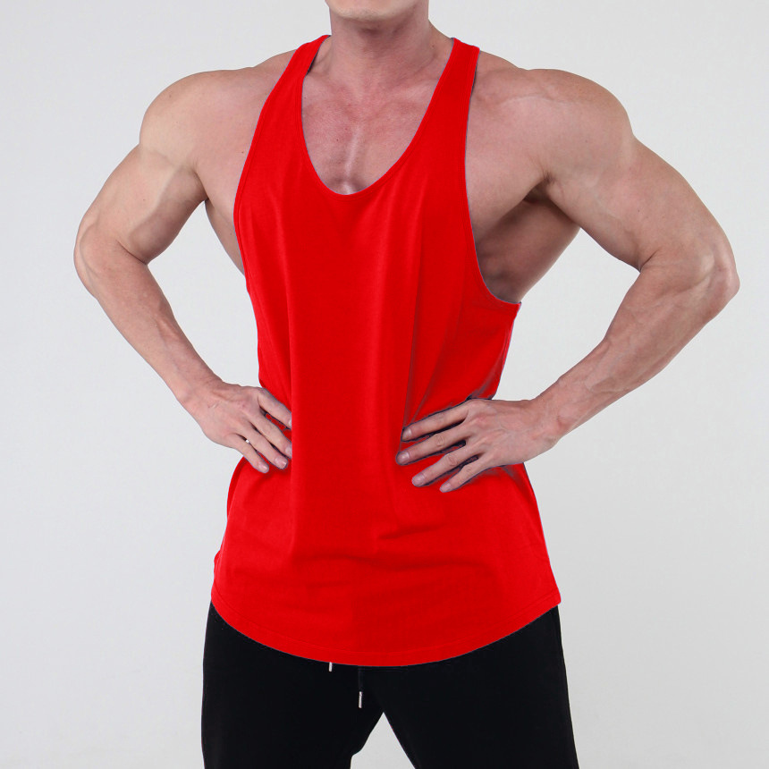 Men's Sleeveless Y-Back Vest BX61
