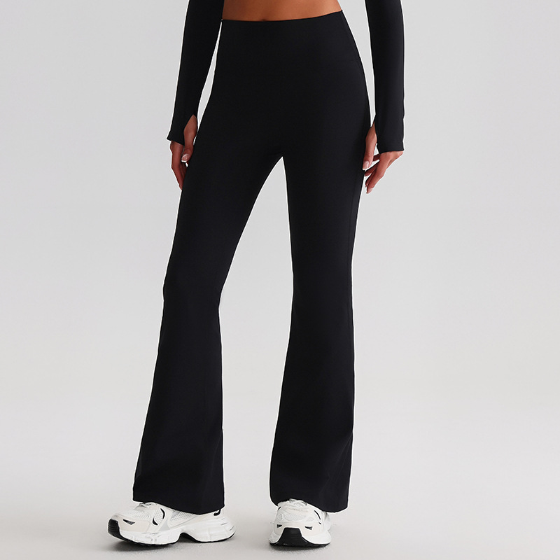 Yoga Pants for women High-waisted Hip-lifting Slightly Flared Leggings SKL-LQ8006