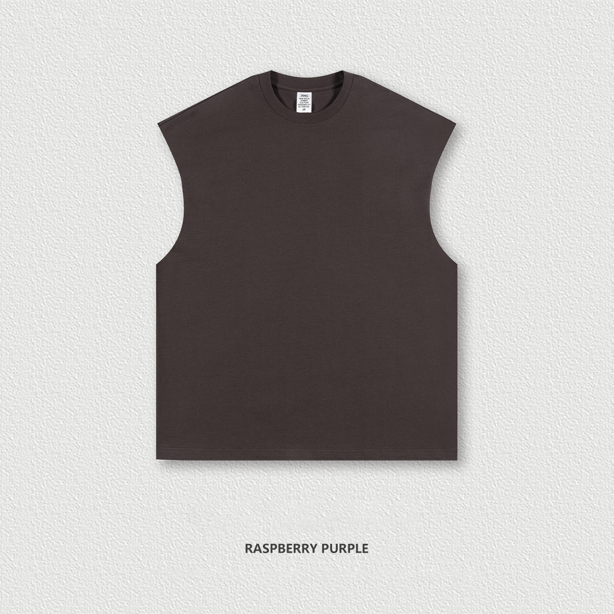  Earth Tone Street Loose Sleeveless Tank Top BES1501