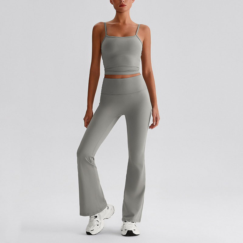  Premium Pilates Training Fitness Set Sexy Running Sports Vest SKL-LQ0632
