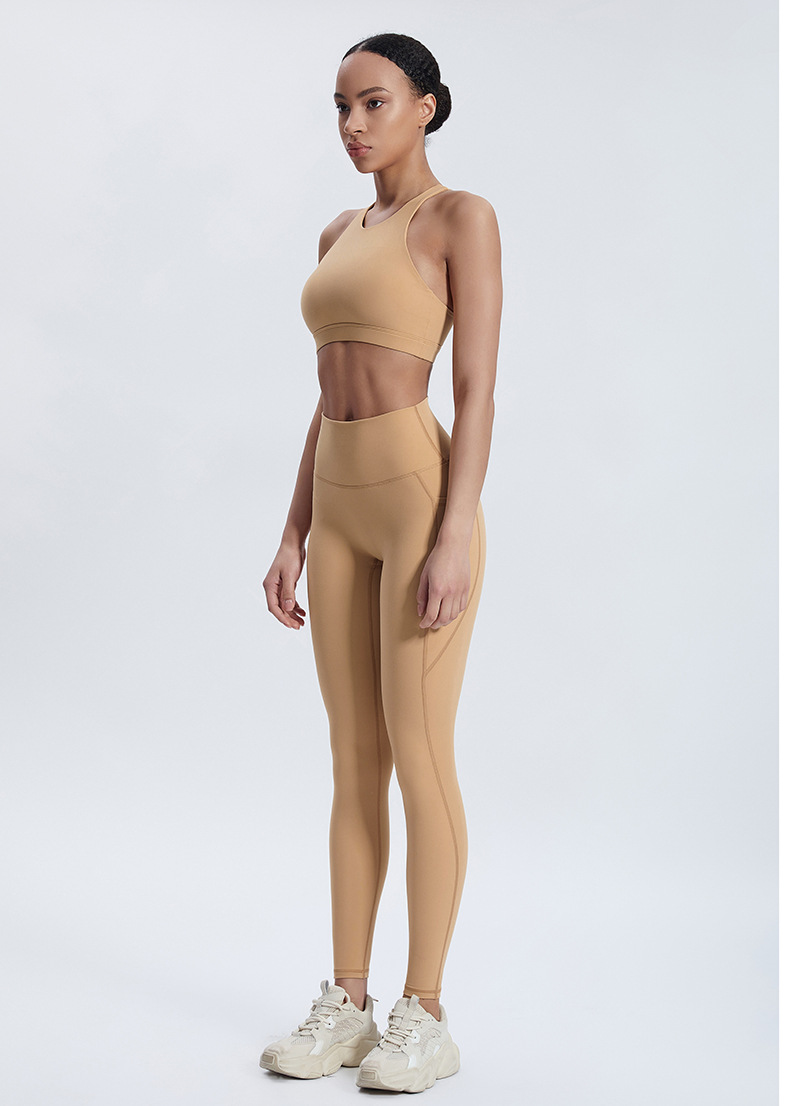 Tight-fitting Yoga Pants Without Embarrassing Lines With Pocket  High-waisted Fitness Leggings SKL-LQ5029