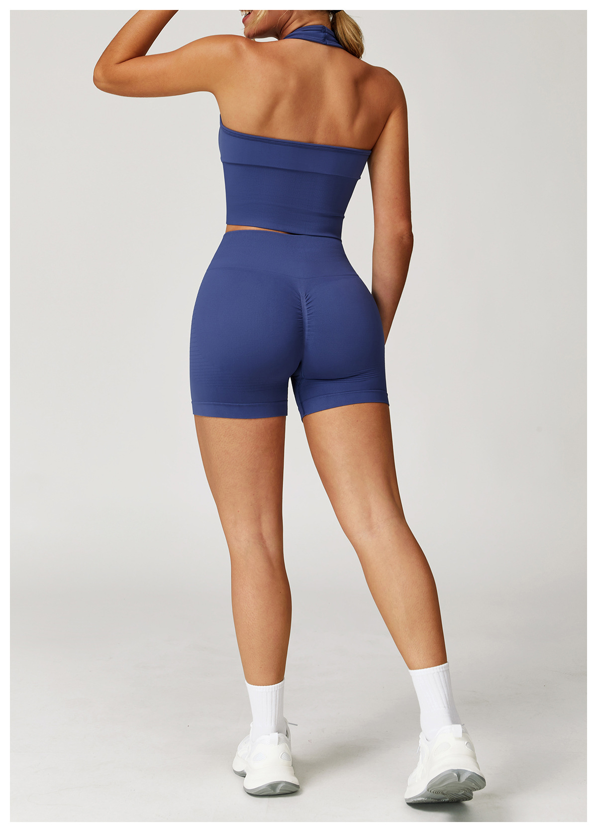  Seamless Bra and Shorts Yoga Set 7725