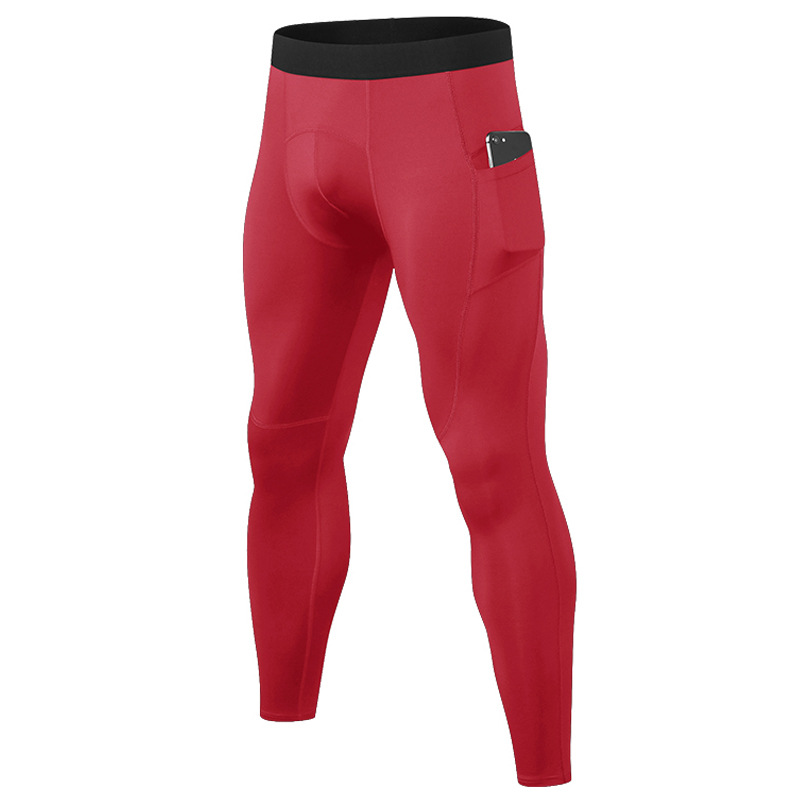 Men's High - Elastic Tight, Quick - Dry & Sweat - Wicking Sport Pants 01318