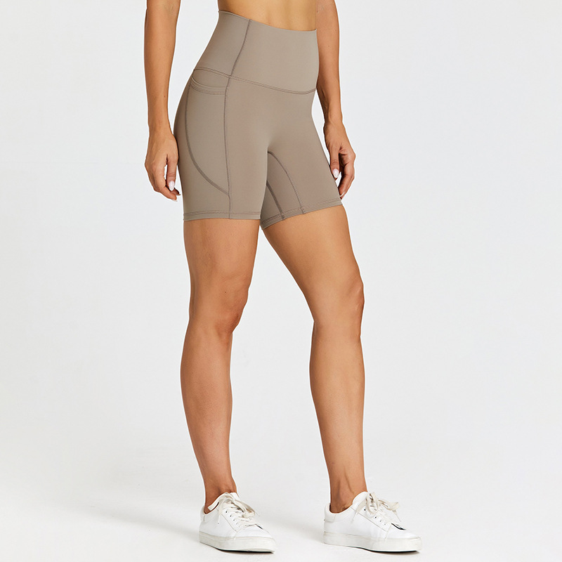 High-waisted Seamless Slimming Fitness Shorts SKL-LQ0256