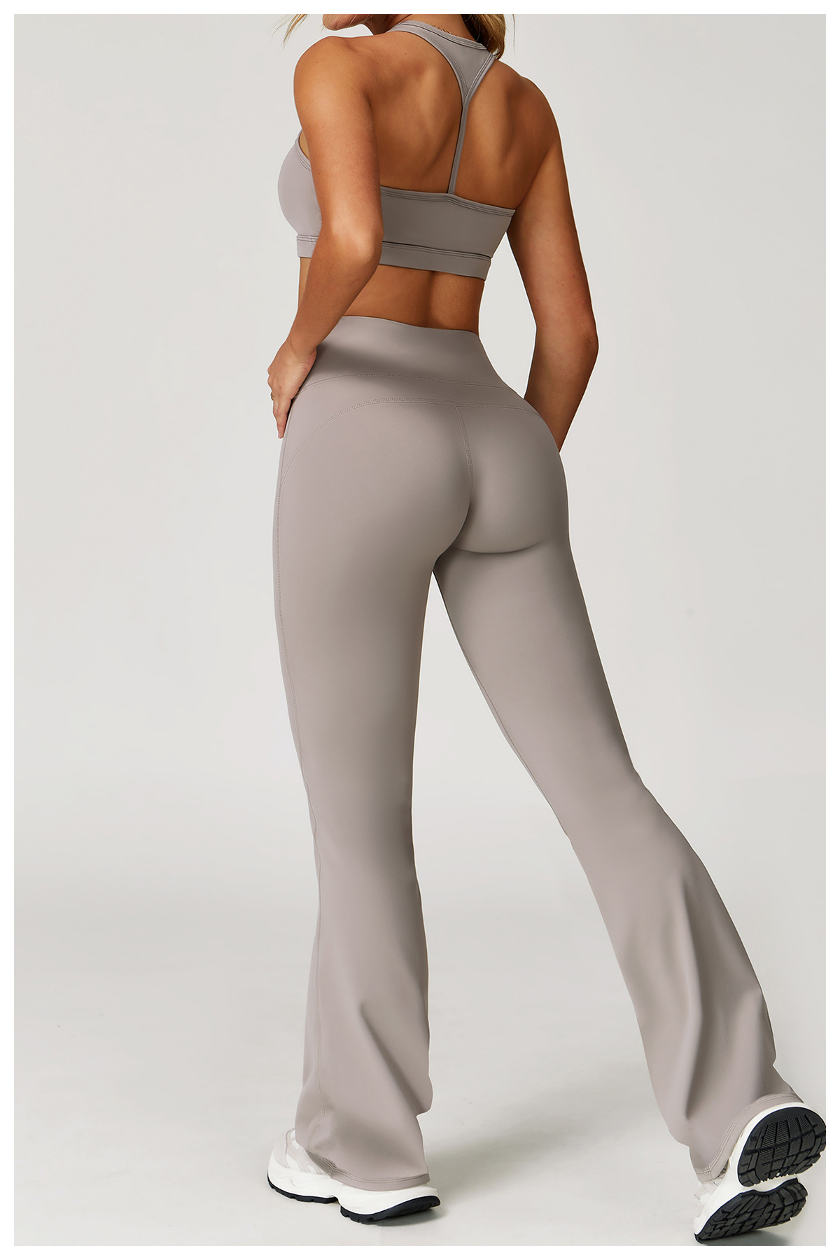 High-Waisted Hip-Lifting Yoga Flared Long Pants 2020