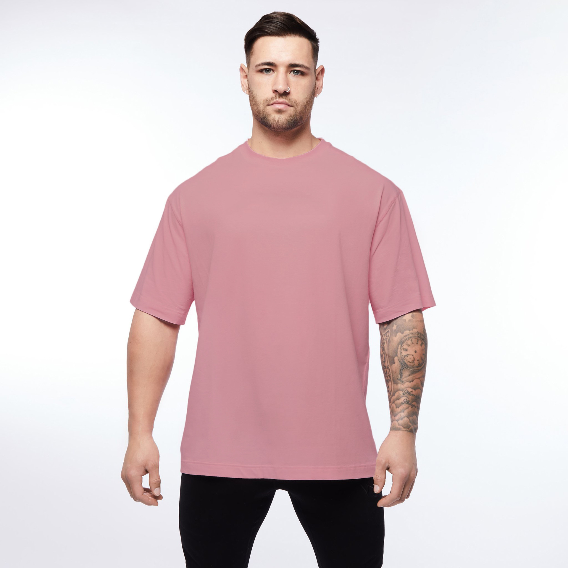 Men's Relaxed Fit Round Neck T-Shirt TX112