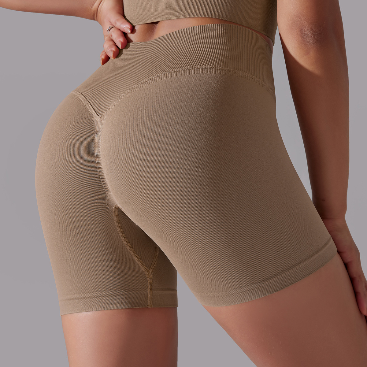 High-waisted Hip-lifting Seamless Quick-dry Tight Pants 6632