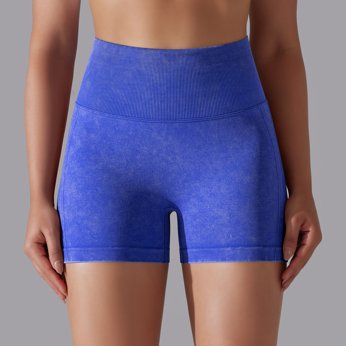 Tie-dye High-waisted Hip-lifting Tight Yoga Shorts 6635