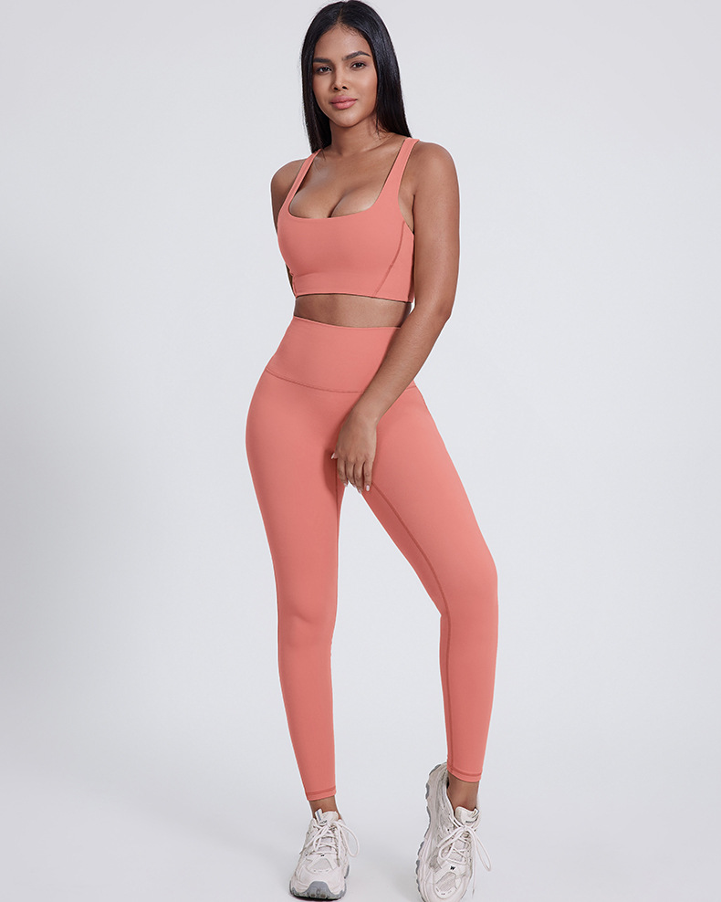 Tight-fitting Yoga Pants Without Embarrassing Lines With Pocket  High-waisted Fitness Leggings SKL-LQ5021