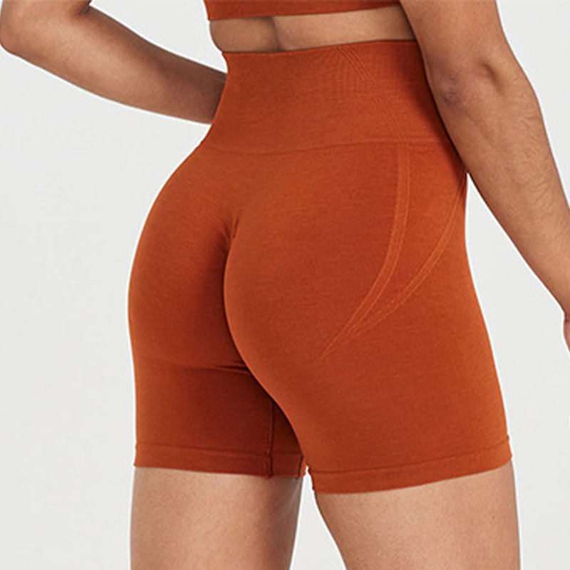 Seamless  Butt-Lifting Yoga Shorts LX8180D