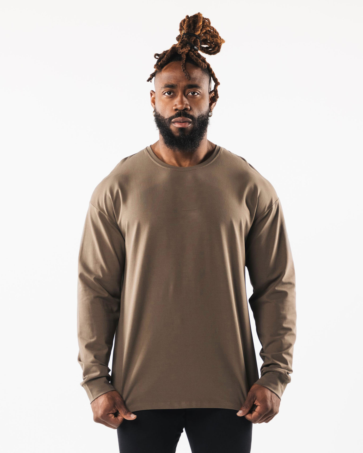 Men's Loose Fit Long Sleeve T-Shirt 23-CX817