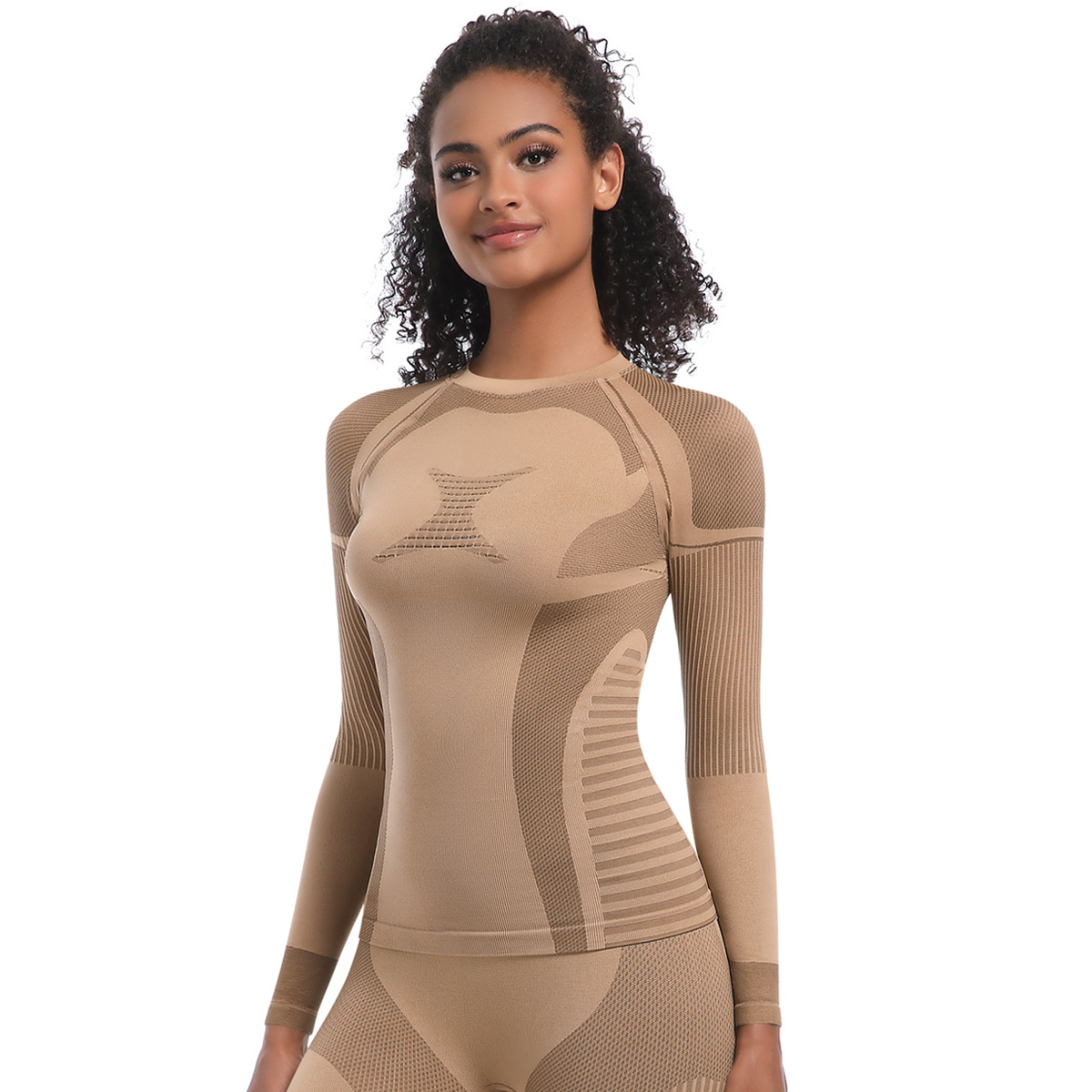 Outdoor Sports Long-sleeved Yoga Top 6684