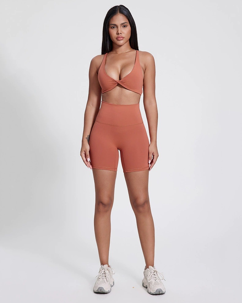 High-waisted Seamless Slimming Fitness Shorts SKL-LQ5031