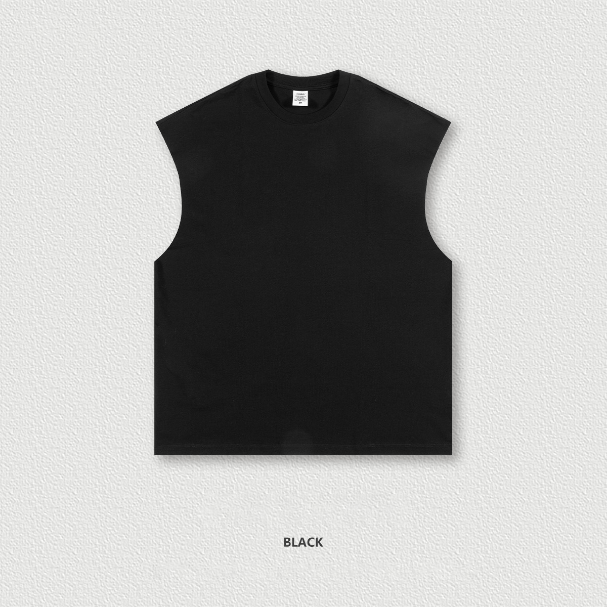  Earth Tone Street Loose Sleeveless Tank Top BES1501