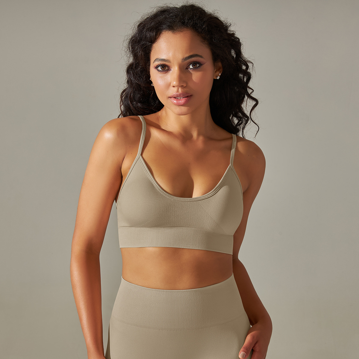  Strapless Shockproof Push-Up Fitness Vest 6606