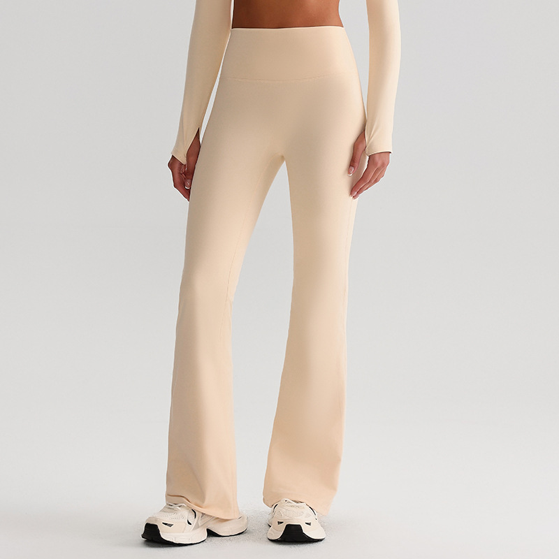 Yoga Pants for women High-waisted Hip-lifting Slightly Flared Leggings SKL-LQ8006