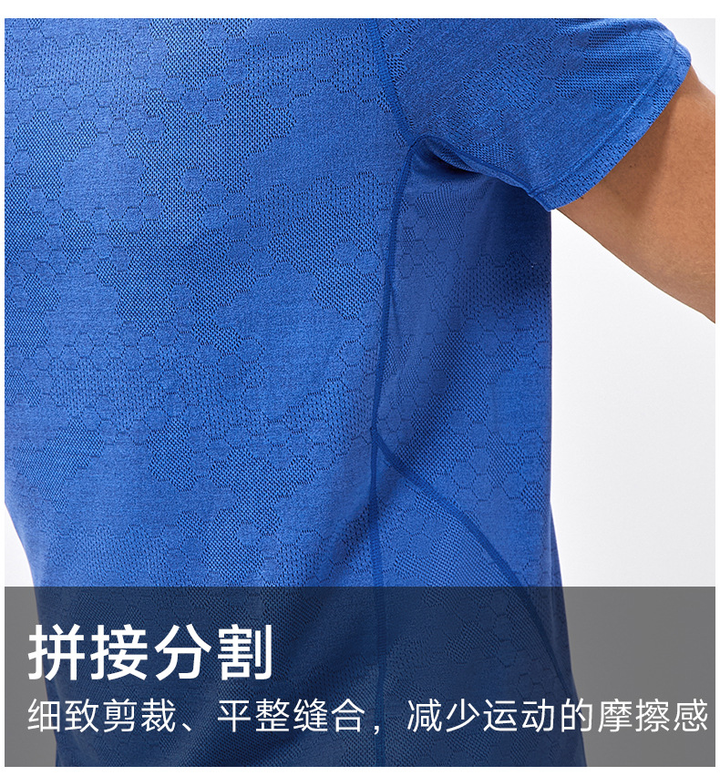 Slim Quick Drying Round Neck T-Shirts for Men 41229