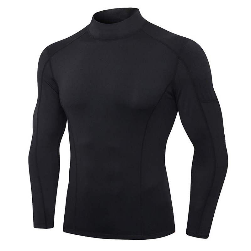 Men's High Elastic Tight & Quick Dry Long Sleeve Tops 01506