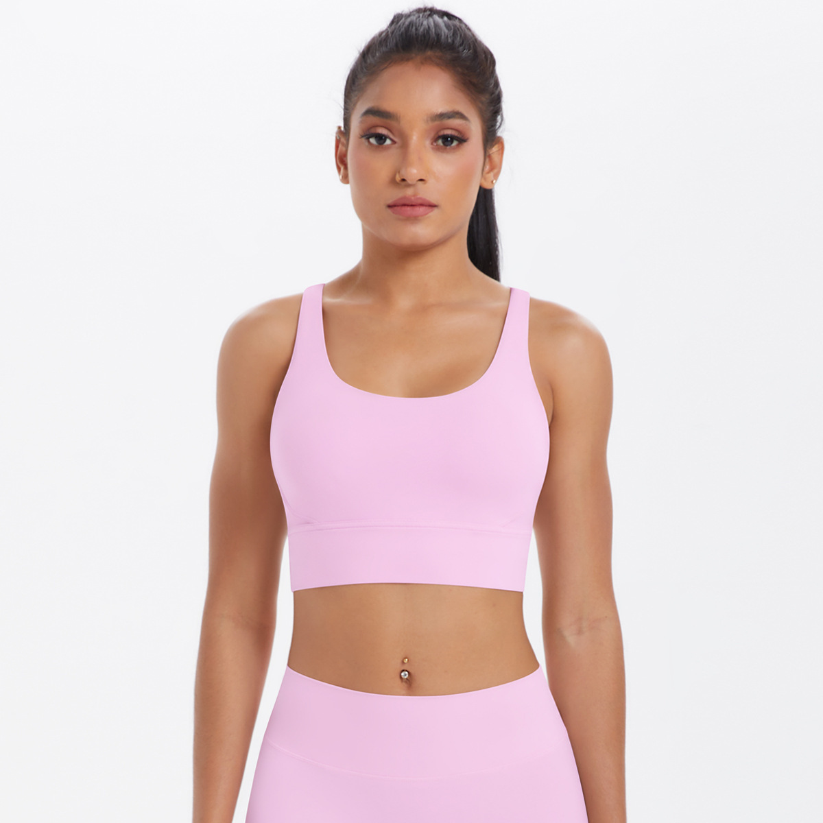 Naked-feeling Quick-dry Cross-strapped Yoga Vest 7113