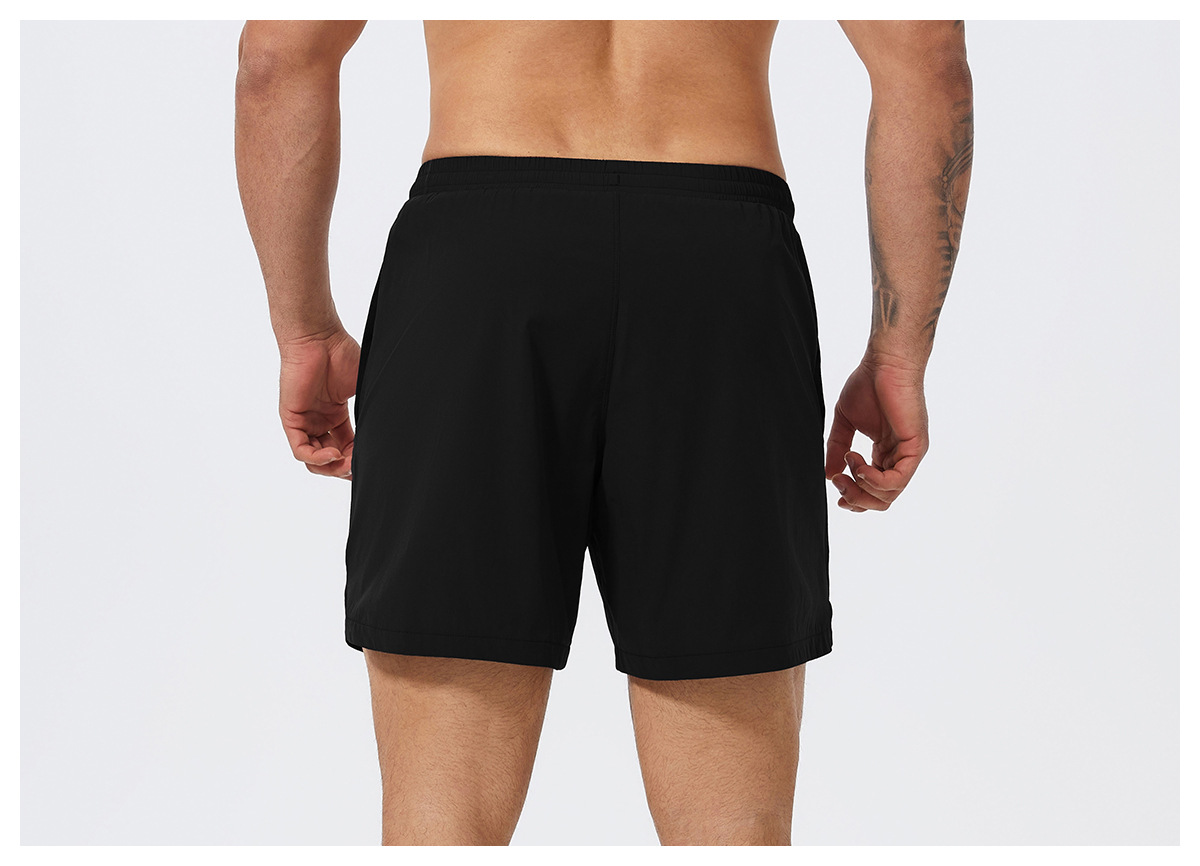 Quick-dry Men's Double-layered Athletic Shorts 1082
