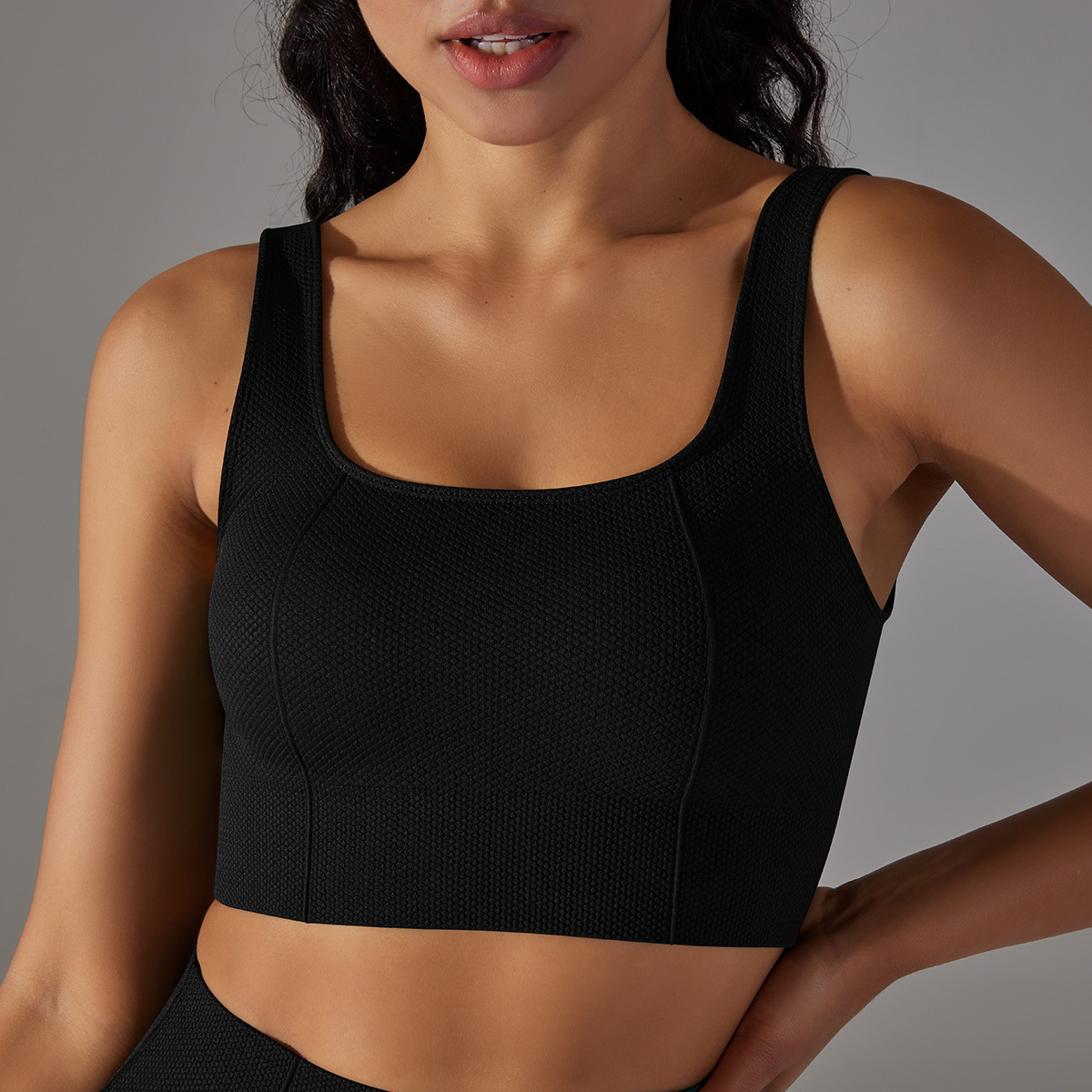 Shockproof Gathering Backless Fitness Vest 6621vest