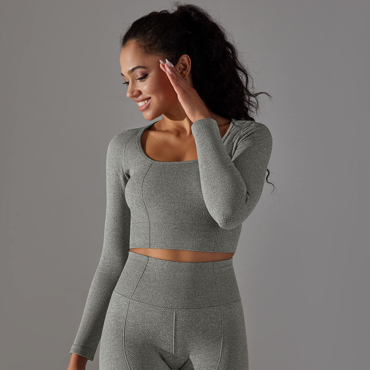  Quick-Dry Tight Long-Sleeve Sportswear 6621