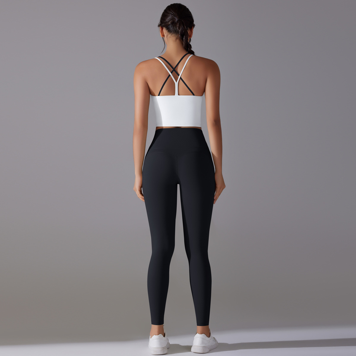  Backless Sports Bra Yoga Wear Set 7005
