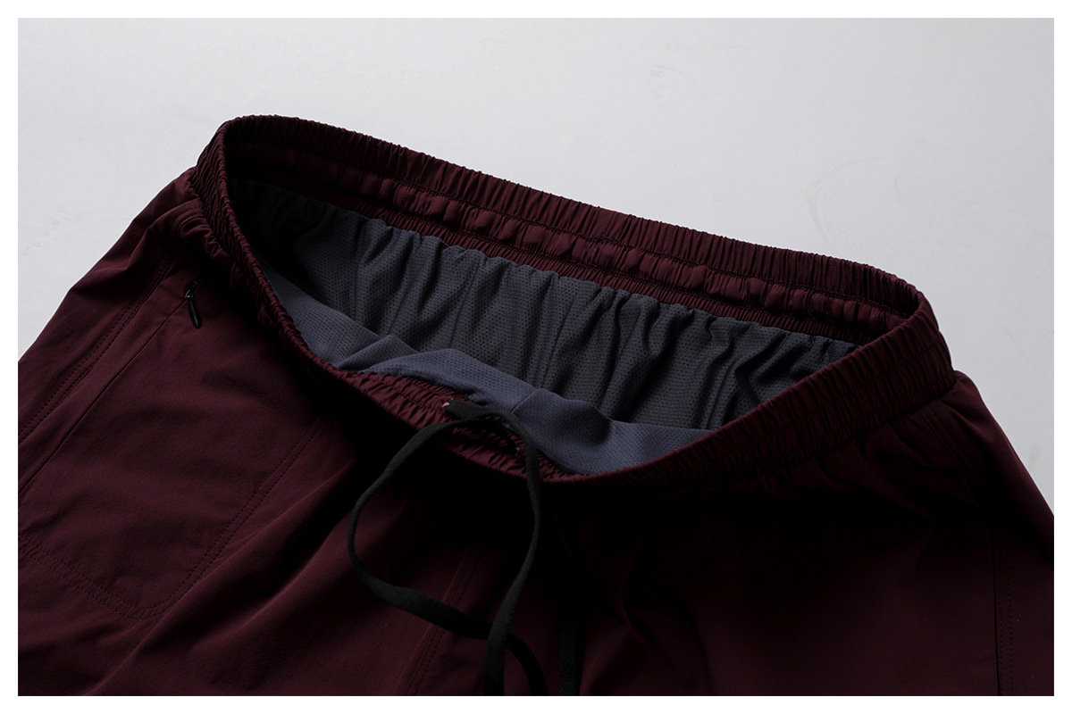 Quick-dry Men's Double-layered Athletic Shorts 1082