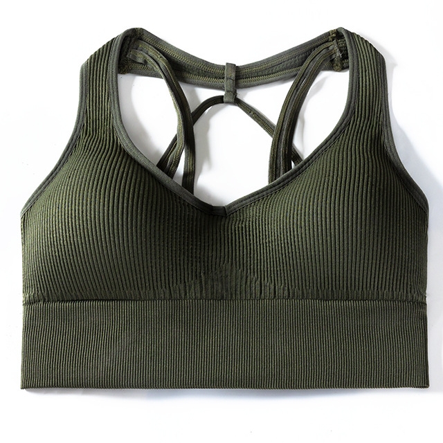 Seamless High Elasticity Sports Bra LX8117