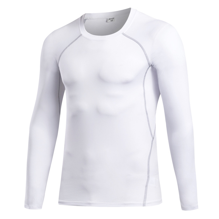Men's Tight & Stretchable Long - Sleeved Fitness Shirts 1039