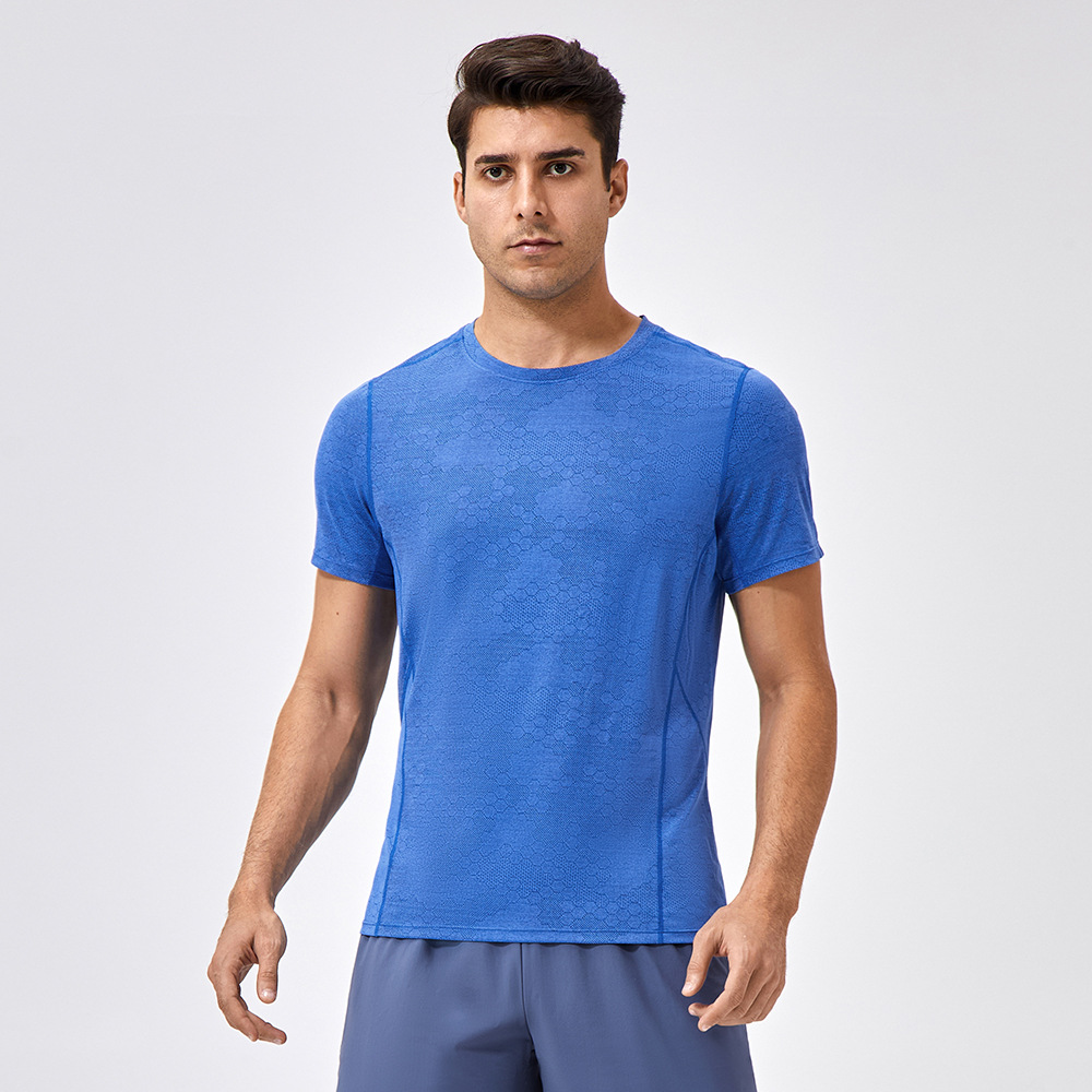 Slim Quick Drying Round Neck T-Shirts for Men 41229