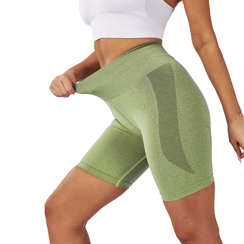 Seamless  Butt-Lifting Yoga Shorts LX8176D