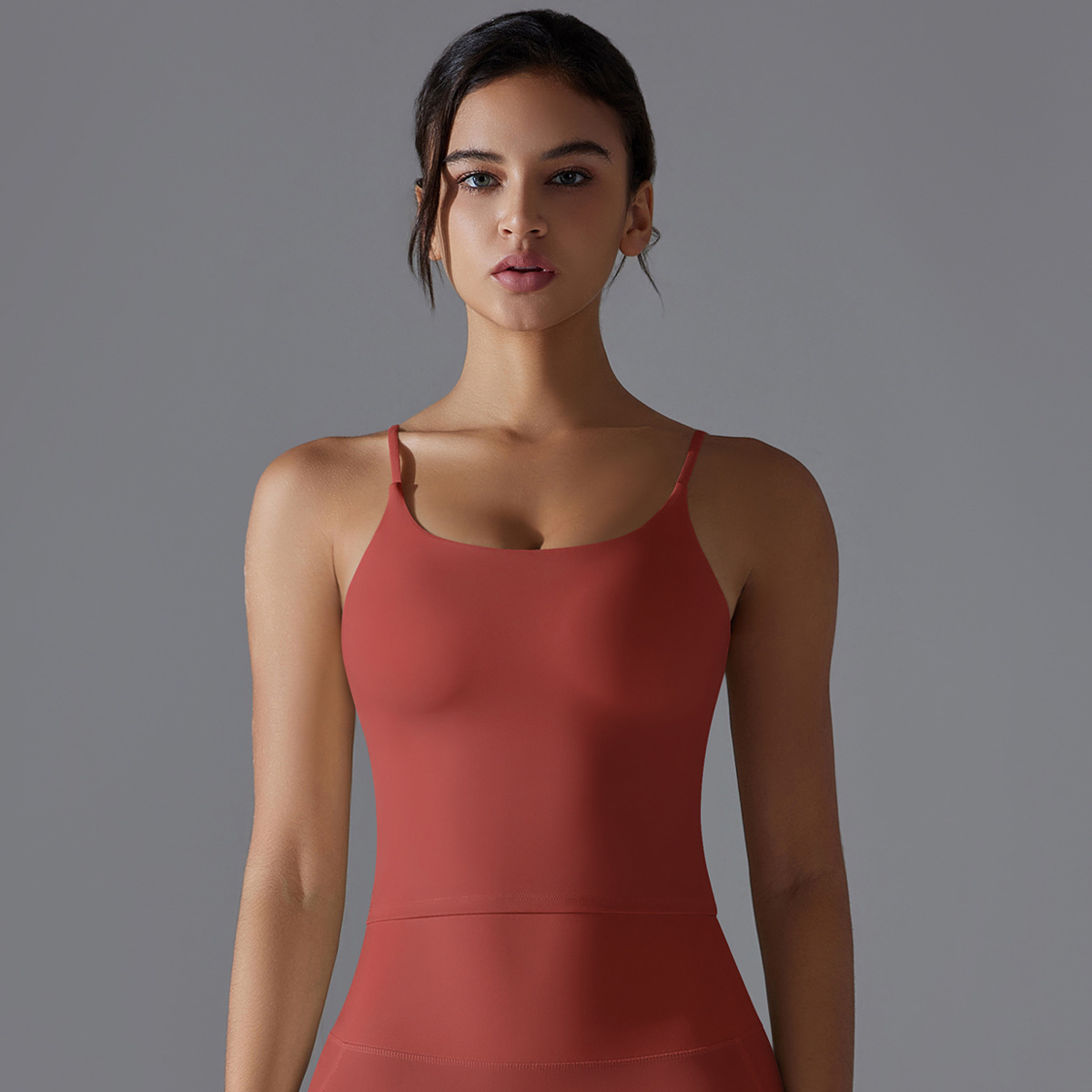 Halter Breathable Tight Yoga Wear Sports Running Bra 7052