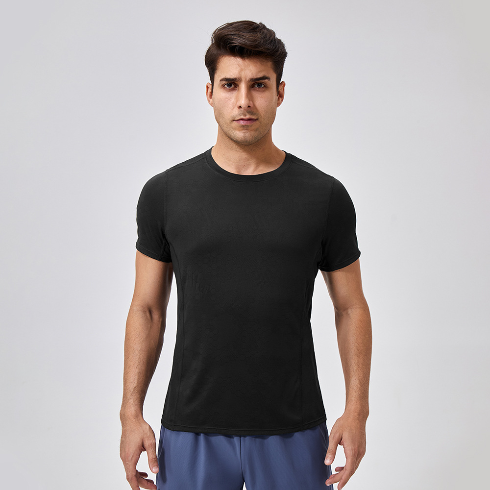 Slim Quick Drying Round Neck T-Shirts for Men 41229