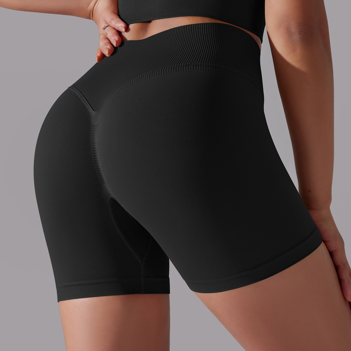 High-waisted Hip-lifting Seamless Quick-dry Tight Pants 6632