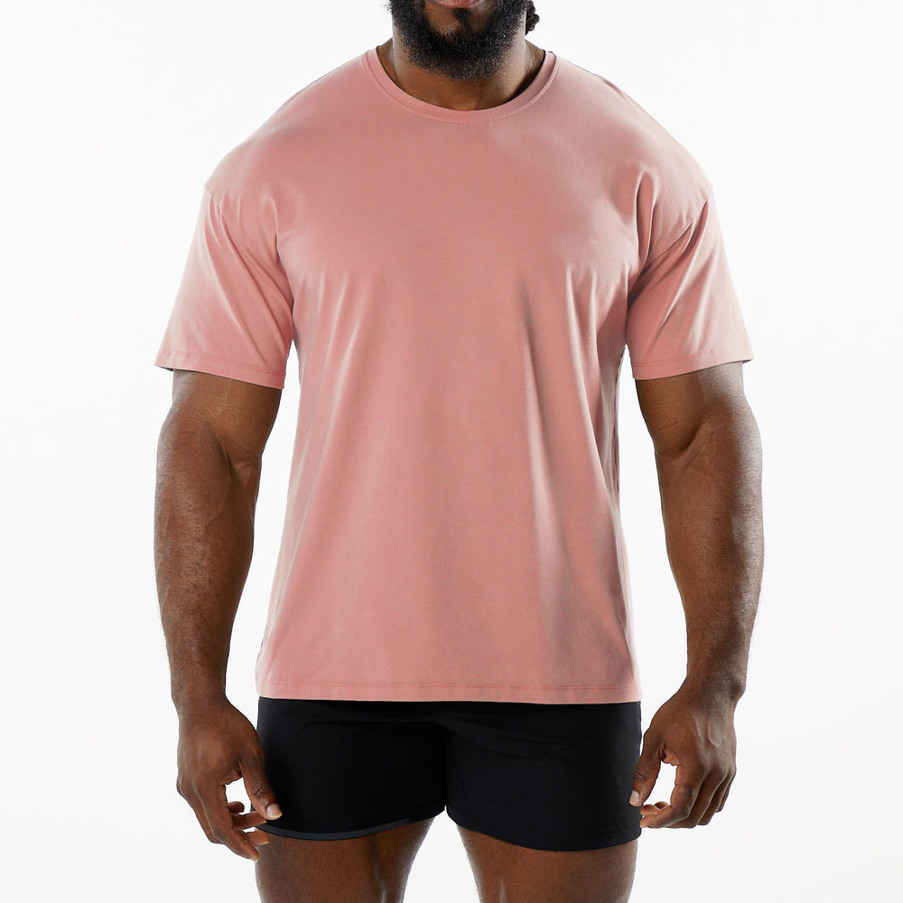 Men's Round - Neck Short - Sleeve T - Shirts for Sports and Fitness  KSDX01