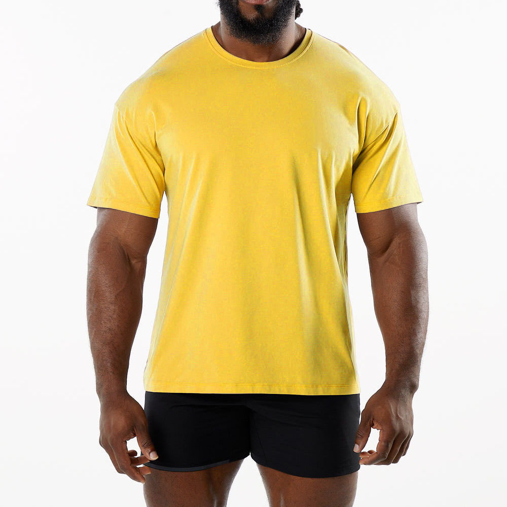 Men's Round - Neck Short - Sleeve T - Shirts for Sports and Fitness  KSDX01
