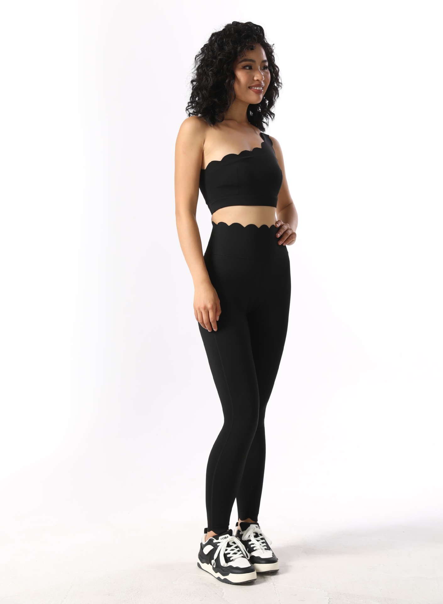 Tight and Lift Hips Yoga Lace Trousers Cycling And Jogging Fitness Pants SKL-FNK202414