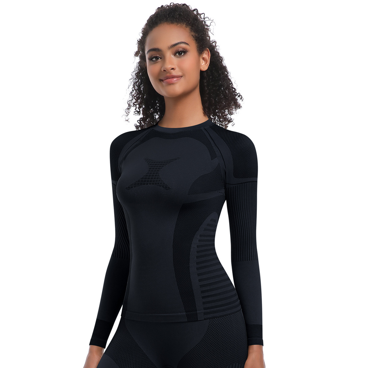Outdoor Sports Long-sleeved Yoga Top 6684
