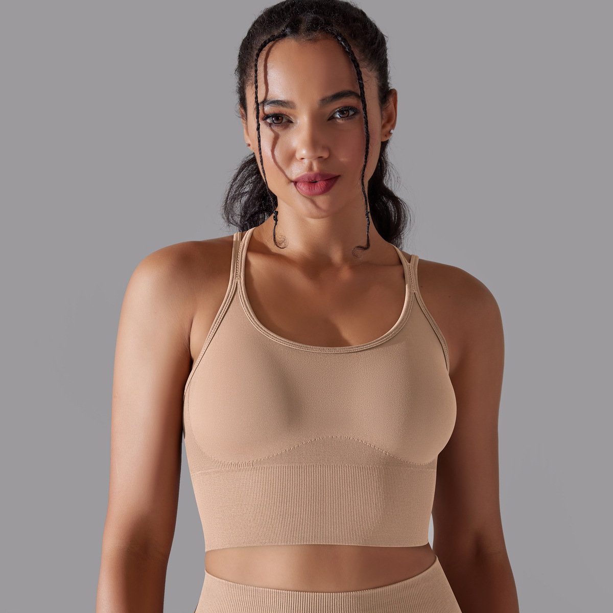  Crisscross Straps Yoga Bra Quick-dry 6632vest