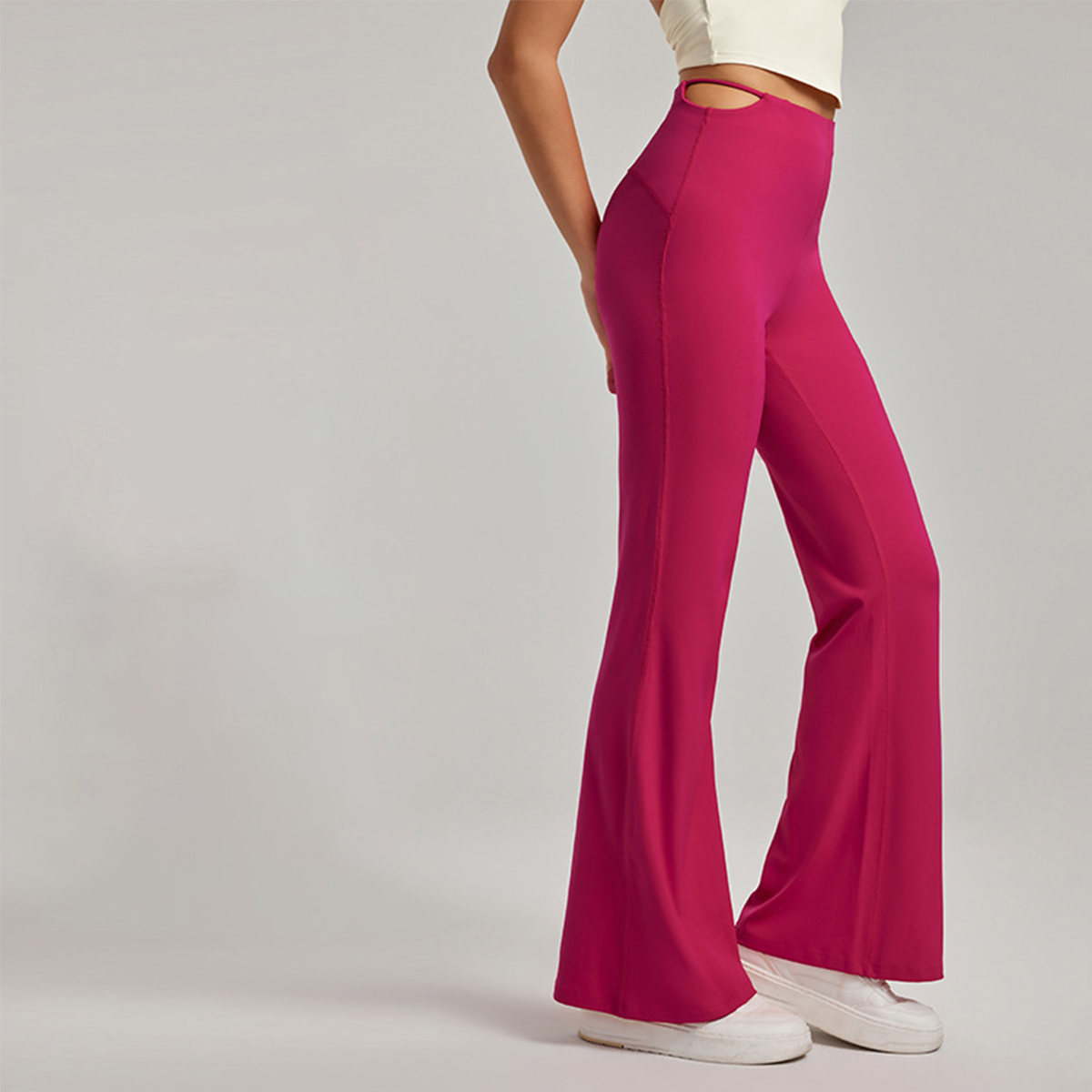 Slimming Butt-Lifting Yoga Flare Pants  DWL115027